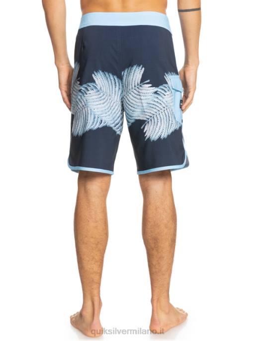 esso Quiksilver uomini surfsilk hawaii capesante 19 pantaloncini da surf blazer blu scuro HTZR1880