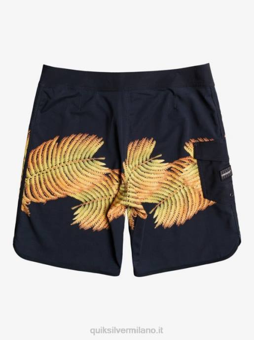 esso Quiksilver uomini surfsilk hawaii capesante 19 pantaloncini da surf nero HTZR1881
