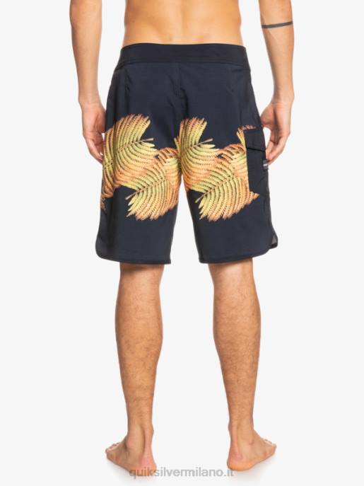 esso Quiksilver uomini surfsilk hawaii capesante 19 pantaloncini da surf nero HTZR1881
