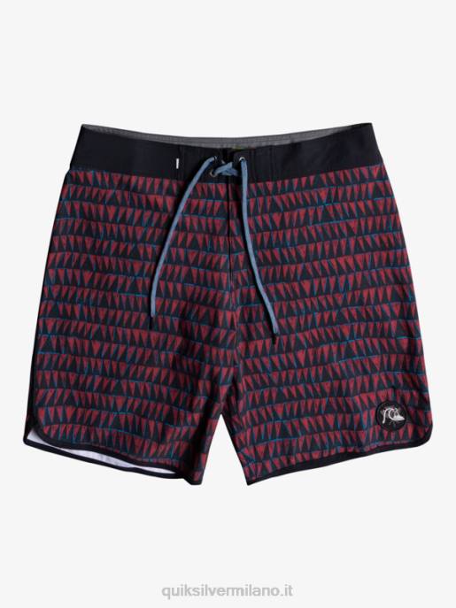 esso Quiksilver uomini surfsilk hawaii capesante 19 pantaloncini da surf vino rubino HTZR1322