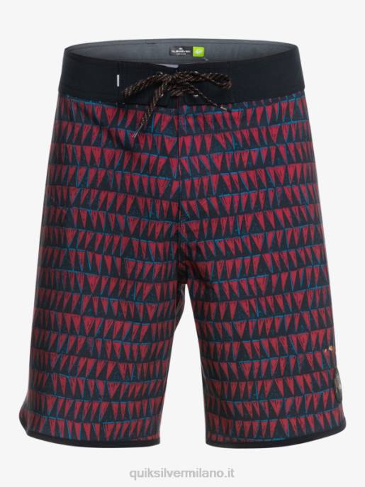 esso Quiksilver uomini surfsilk hawaii capesante 19 pantaloncini da surf vino rubino HTZR1322