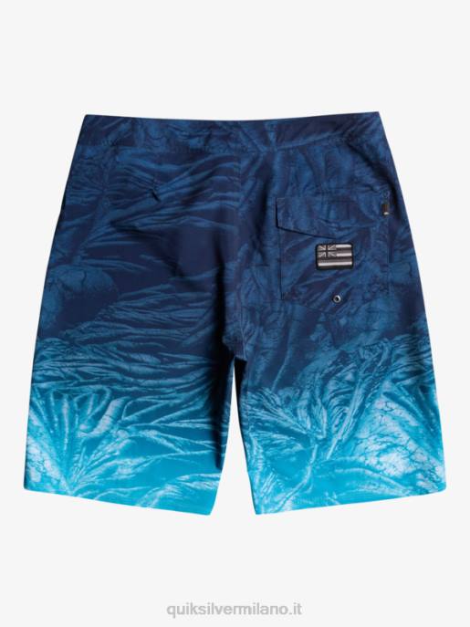 esso Quiksilver uomini surfsilk hawaii homegrown sbiadito 20 boardshorts insegne blu HTZR1609