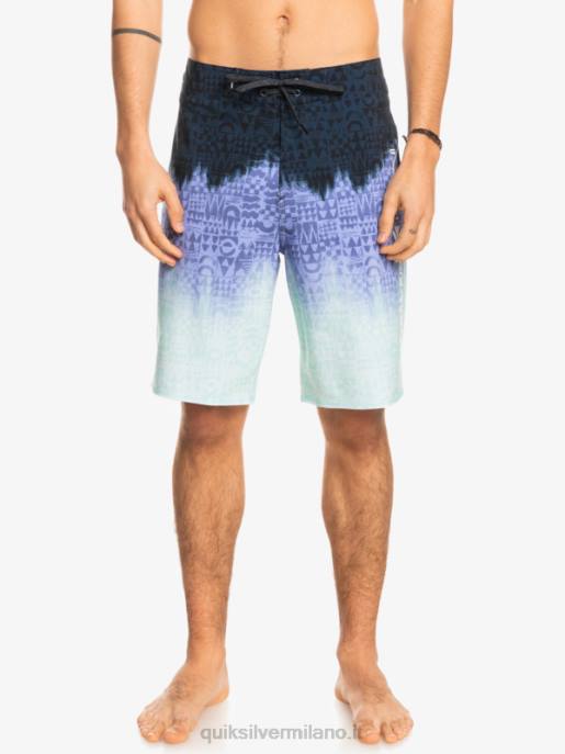 esso Quiksilver uomini surfsilk hawaii homegrown sbiadito 20 boardshorts jacaranda HTZR1611