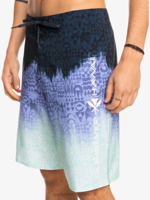 esso Quiksilver uomini surfsilk hawaii homegrown sbiadito 20 boardshorts jacaranda HTZR1611