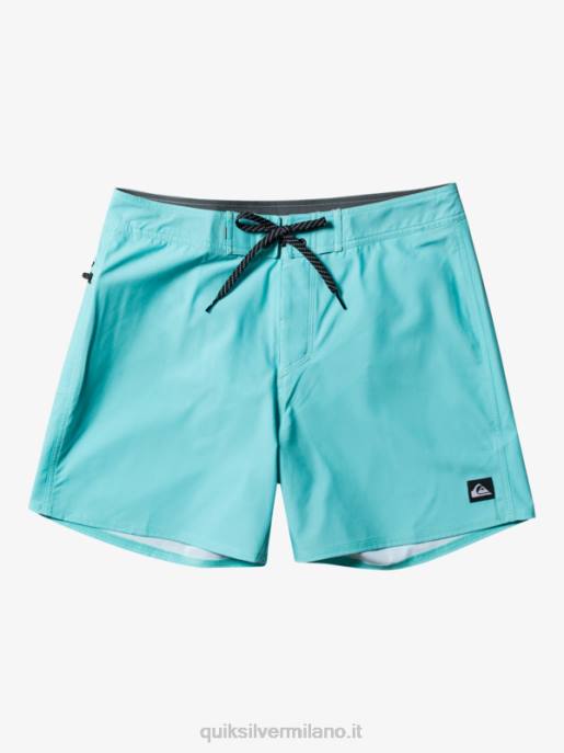 esso Quiksilver uomini surfsilk kaimana 16 pantaloncini da surf blu del fiume HTZR341