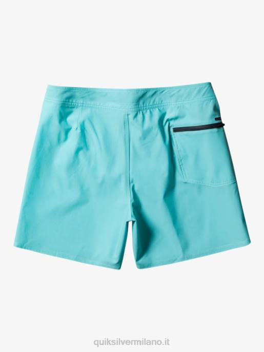esso Quiksilver uomini surfsilk kaimana 16 pantaloncini da surf blu del fiume HTZR341