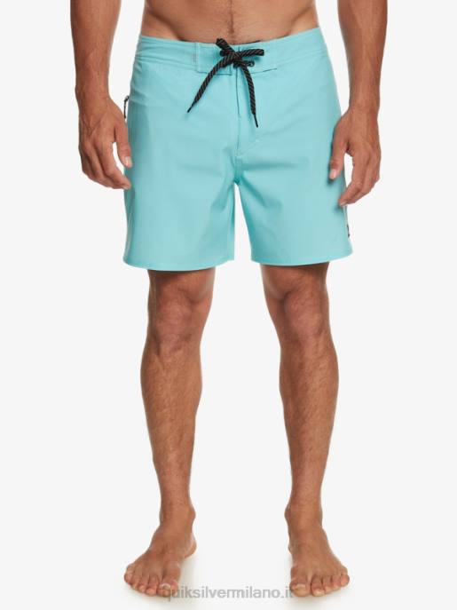 esso Quiksilver uomini surfsilk kaimana 16 pantaloncini da surf blu del fiume HTZR341