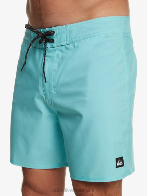esso Quiksilver uomini surfsilk kaimana 16 pantaloncini da surf blu del fiume HTZR341