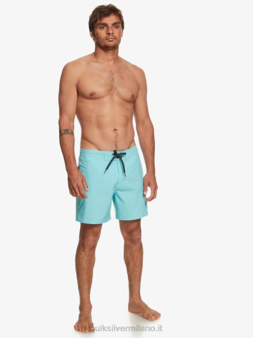 esso Quiksilver uomini surfsilk kaimana 16 pantaloncini da surf blu del fiume HTZR341