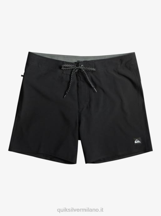 esso Quiksilver uomini surfsilk kaimana 16 pantaloncini da surf nero HTZR338