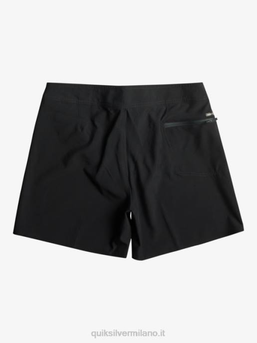 esso Quiksilver uomini surfsilk kaimana 16 pantaloncini da surf nero HTZR338
