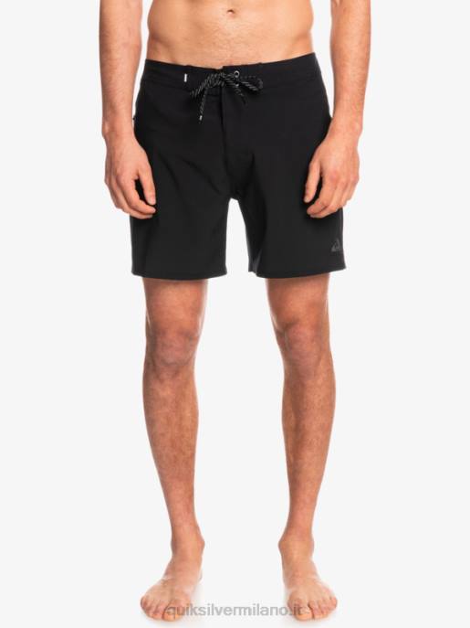 esso Quiksilver uomini surfsilk kaimana 16 pantaloncini da surf nero HTZR338