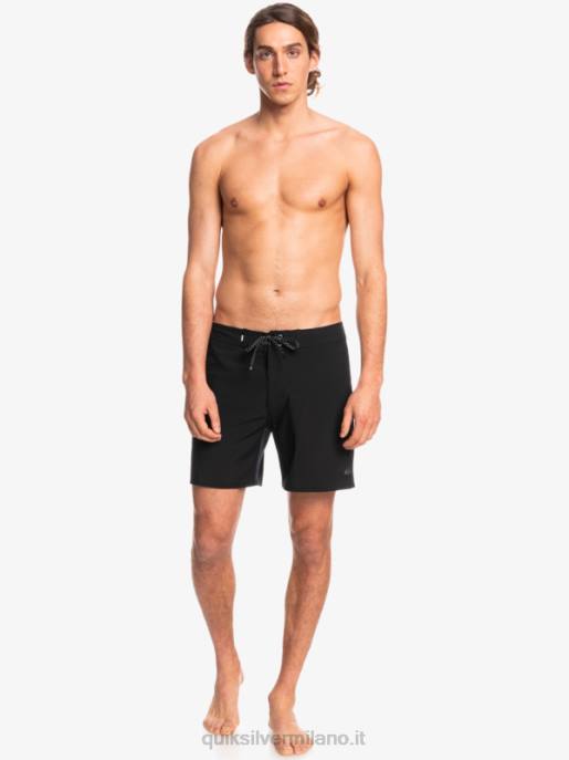 esso Quiksilver uomini surfsilk kaimana 16 pantaloncini da surf nero HTZR338