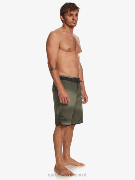 esso Quiksilver uomini surfsilk new wave 20 pantaloncini da surf Quadrifoglio HTZR224