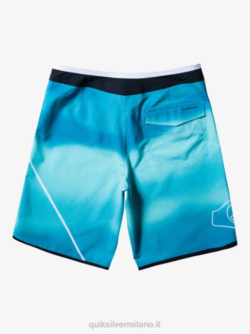 esso Quiksilver uomini surfsilk new wave 20 pantaloncini da surf blu del fiume HTZR225