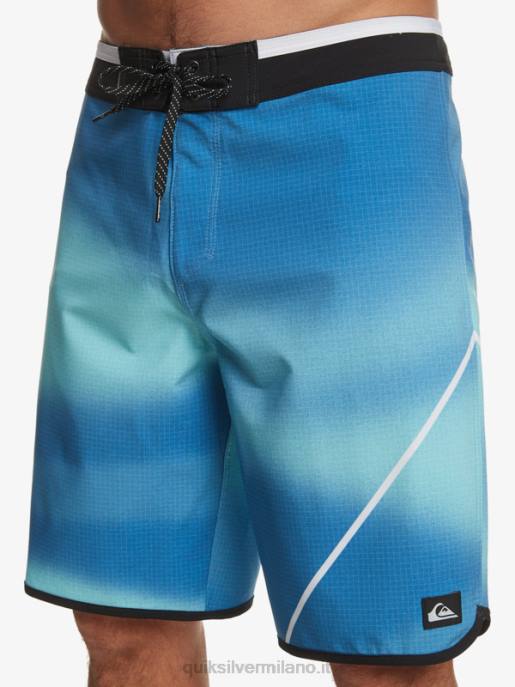 esso Quiksilver uomini surfsilk new wave 20 pantaloncini da surf blu del fiume HTZR225