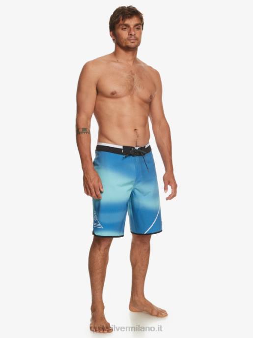 esso Quiksilver uomini surfsilk new wave 20 pantaloncini da surf blu del fiume HTZR225