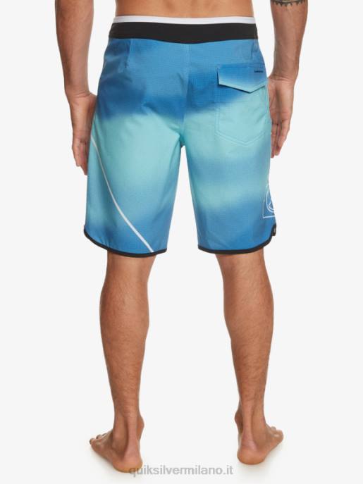esso Quiksilver uomini surfsilk new wave 20 pantaloncini da surf blu del fiume HTZR225