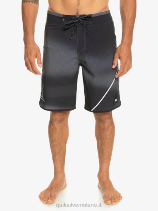 esso Quiksilver uomini surfsilk new wave 20 pantaloncini da surf nero HTZR223