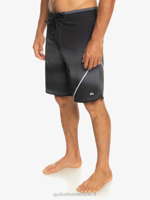 esso Quiksilver uomini surfsilk new wave 20 pantaloncini da surf nero HTZR223