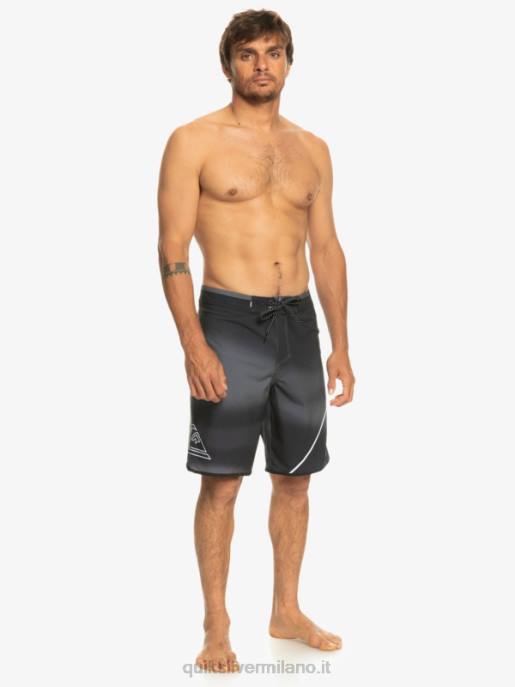 esso Quiksilver uomini surfsilk new wave 20 pantaloncini da surf nero HTZR223