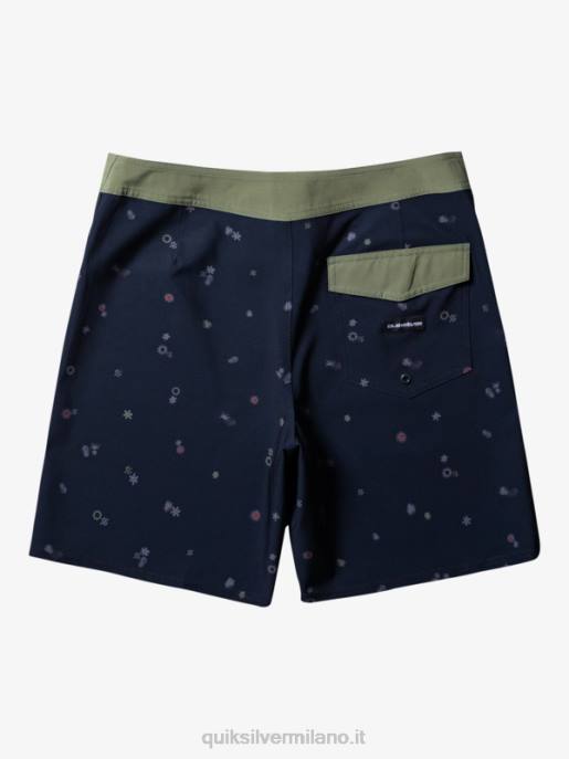 esso Quiksilver uomini surfsilk qs 69 18 pantaloncini da surf nero HTZR239