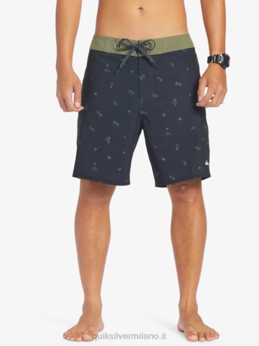 esso Quiksilver uomini surfsilk qs 69 18 pantaloncini da surf nero HTZR239
