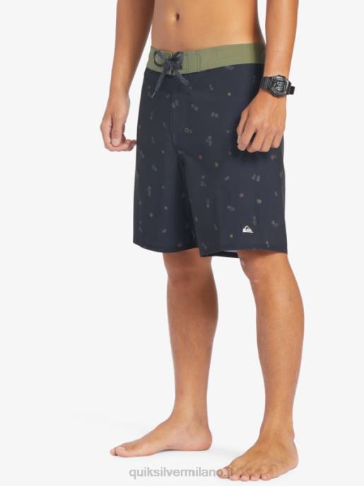esso Quiksilver uomini surfsilk qs 69 18 pantaloncini da surf nero HTZR239