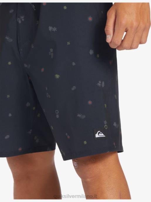 esso Quiksilver uomini surfsilk qs 69 18 pantaloncini da surf nero HTZR239