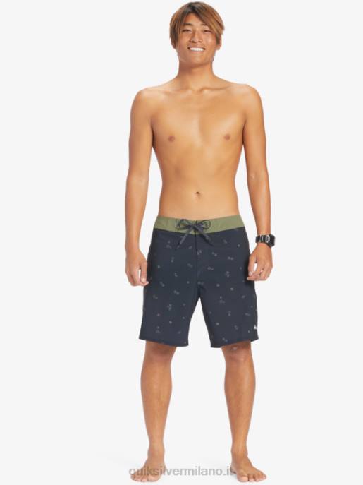 esso Quiksilver uomini surfsilk qs 69 18 pantaloncini da surf nero HTZR239