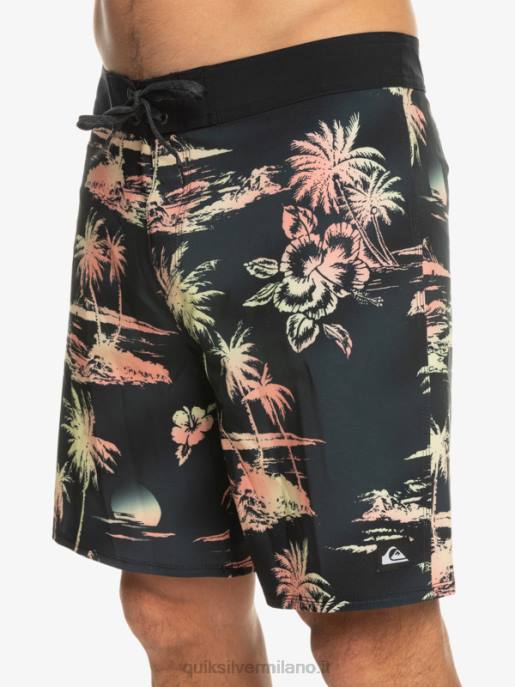 esso Quiksilver uomini surfsilk qs 69 18 pantaloncini da surf nero HTZR243
