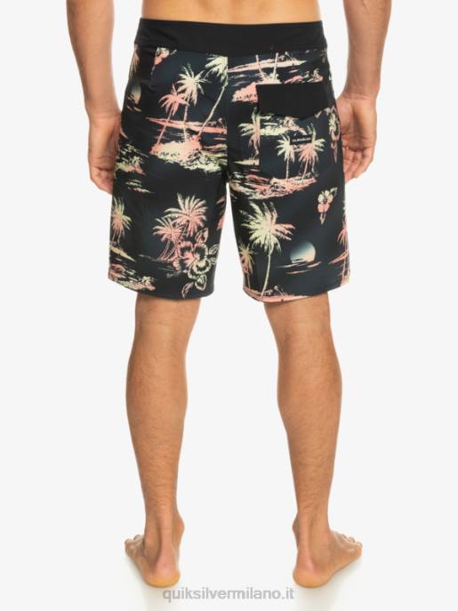esso Quiksilver uomini surfsilk qs 69 18 pantaloncini da surf nero HTZR243