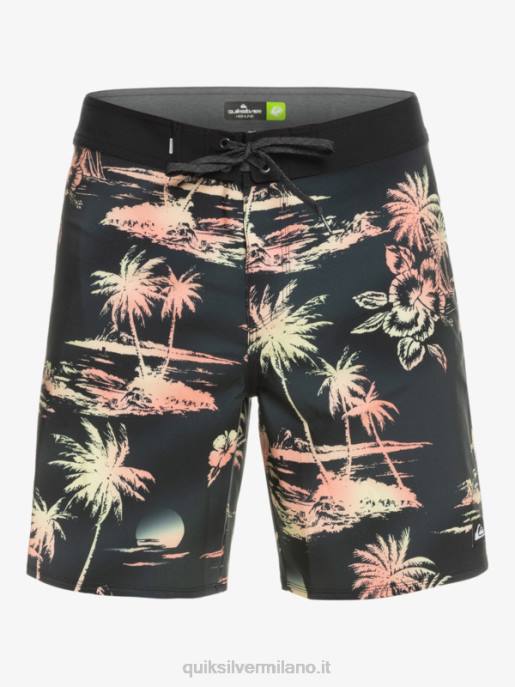 esso Quiksilver uomini surfsilk qs 69 18 pantaloncini da surf nero HTZR243