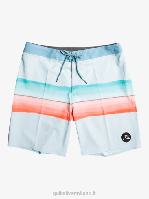 esso Quiksilver uomini surfsilk resina tinta 19 boardshorts acqua ghiacciata HTZR1442