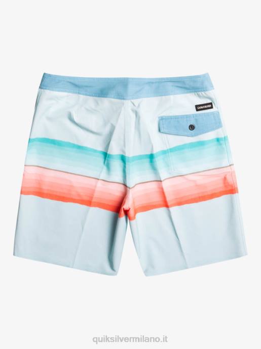 esso Quiksilver uomini surfsilk resina tinta 19 boardshorts acqua ghiacciata HTZR1442