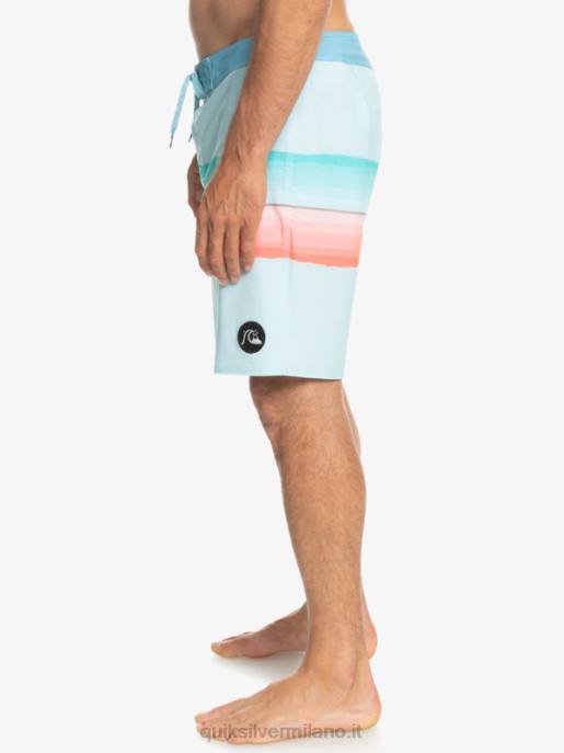esso Quiksilver uomini surfsilk resina tinta 19 boardshorts acqua ghiacciata HTZR1442
