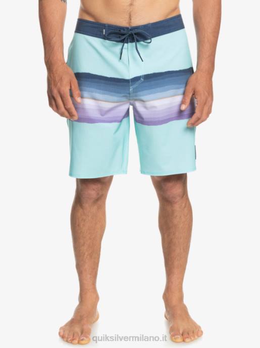 esso Quiksilver uomini surfsilk resina tinta 19 boardshorts angelo blu HTZR1438