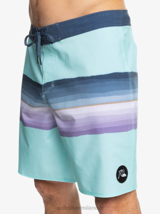 esso Quiksilver uomini surfsilk resina tinta 19 boardshorts angelo blu HTZR1438