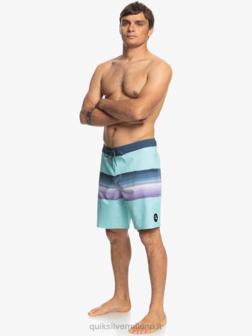 esso Quiksilver uomini surfsilk resina tinta 19 boardshorts angelo blu HTZR1438