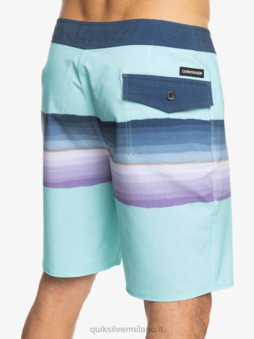 esso Quiksilver uomini surfsilk resina tinta 19 boardshorts angelo blu HTZR1438