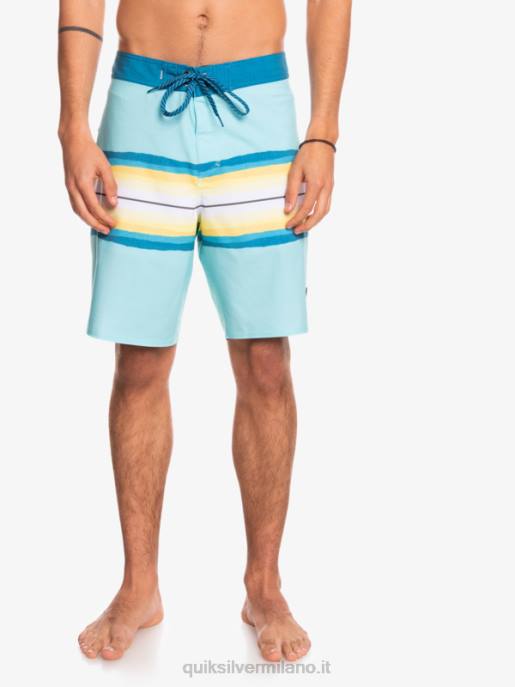 esso Quiksilver uomini surfsilk resina tinta 19 boardshorts angelo blu HTZR1448
