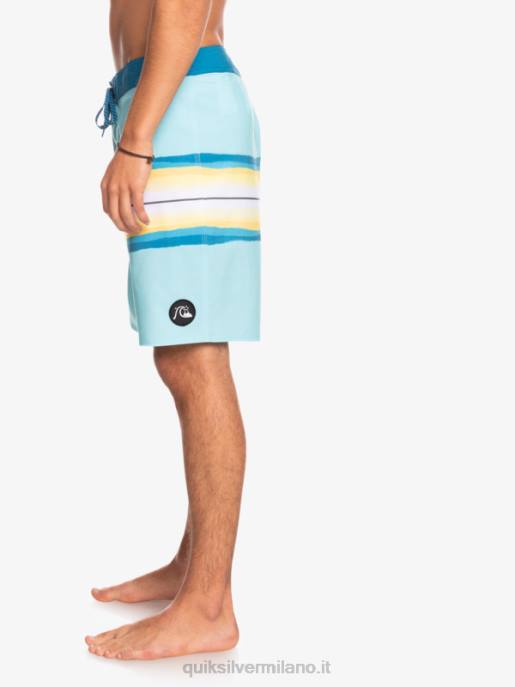 esso Quiksilver uomini surfsilk resina tinta 19 boardshorts angelo blu HTZR1448