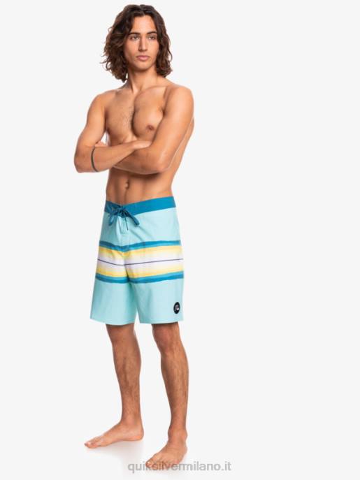 esso Quiksilver uomini surfsilk resina tinta 19 boardshorts angelo blu HTZR1448