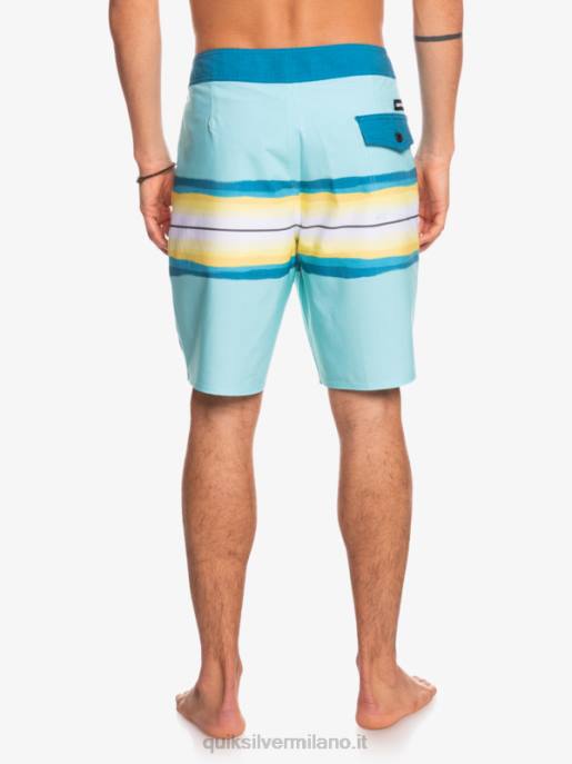 esso Quiksilver uomini surfsilk resina tinta 19 boardshorts angelo blu HTZR1448