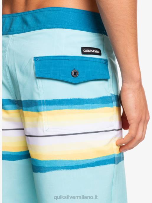 esso Quiksilver uomini surfsilk resina tinta 19 boardshorts angelo blu HTZR1448