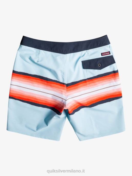 esso Quiksilver uomini surfsilk resina tinta 19 boardshorts blu grigio HTZR1447