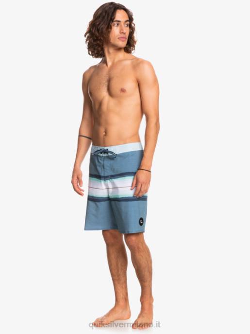esso Quiksilver uomini surfsilk resina tinta 19 boardshorts capitani blu HTZR1444