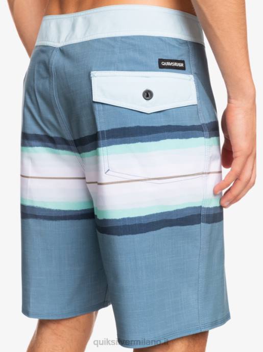 esso Quiksilver uomini surfsilk resina tinta 19 boardshorts capitani blu HTZR1444