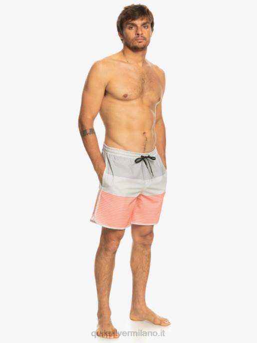 esso Quiksilver uomini surfsilk tijuana 17 raffiche viola grigio HTZR513