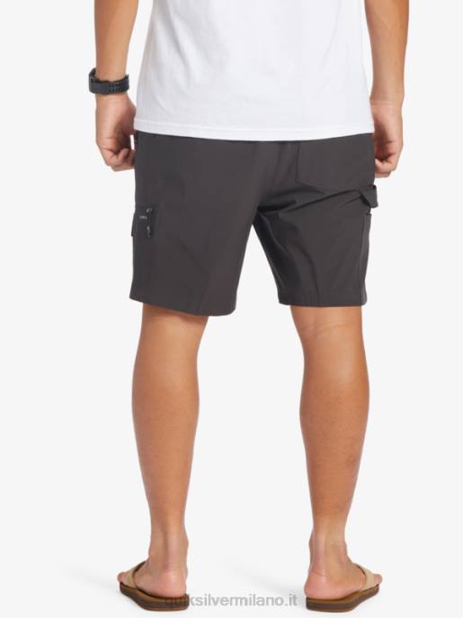 esso Quiksilver uomini taxer cargo 18 pantaloncini anfibi asfalto HTZR251